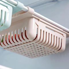 2336A EXPANDABLE ADJUSTABLE MULTIPURPOSE FRIDGE STORAGE BASKET ( 2 pc ) DeoDap