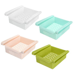 Fridge space saver organizer for maximizing storage