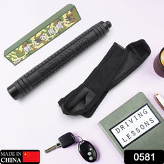 0581 DIY Self-Defense Stick Safety Survival Emergency Outdoor Safety Protection Rod, Multi-Function Collapsible Walking Hiking Emergency Self Defence Tool Extended for Men and Women (50 Cm)