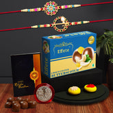 Rakhi (K2_559+560_BS32) & Chocolate Butter Scotch 32gm, Rakhi & Chocolate for brother, Rakhi with chocolate, rakhi with gift, Rakhi Combo, Set of 2 Rakhi, Chocolate