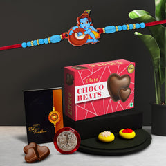 Rakhi Combo (K1_880_Cb32) & Chocolate Beats 32Gm Pooja Coin & Greeting Card, Rakhi Kids Boy, Rakhi Gift Kids, Rakhi Chocolate, Rakhi Kids, Rakhi Brother Kids, Rakhi Set Of 1
