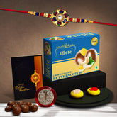 Rakhi (K1_550_BS32) & Chocolate Butter Scotch 32gm, Rakhi for brother with gift, Rakhi with chocolate, rakhi combo for brother, Set of 1 Rakhi, Chocolate