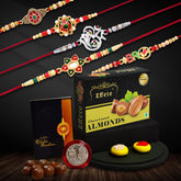 (K1_511_BS32) Multicolor Rakhi Combo with Chocolate Butter Scotch , Silver Color Pooja Coin, Roli Chawal & Greeting Card, Occasion, Rakhi & Chocolate for brother, Rakhi with chocolate, rakhi with gift, Rakhi Combo, Set of 1 Rakhi, Rakhi Choc