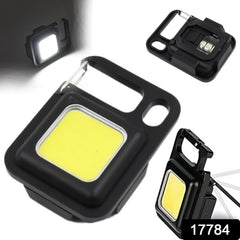 17784 LED Battery Operated Keychain Flashlight Small Work Light with Folding Bracket Bottle Opener for Camping, Hiking, Emergency (1 Pc / MOQ :- 36 Pcs)