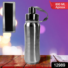 12989 Stainless Steel Insulated Water Bottle with Strainer for Home, Traveling Fridge Water Bottle, Leak Proof, Rust Proof, Cold & Hot | Leak Proof | Office Bottle | Gym | Home | Kitchen | Hiking | Trekking | Travel Bottle (800 ML Approx)