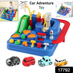 17792 Car Adventure Toys, City Rescue Preschool Toy, Race Tracks for Boys, Parent-Child Interactive Kids Race Car Track Play sets (Adventure Toy)