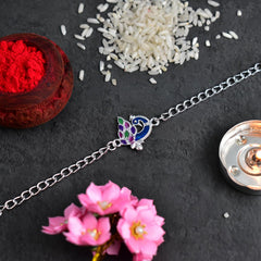 Rakhi (K1_A8_BS32) & Chocolate Butter Scotch 32gm| Rakhi for brother with gift | Fancy Rakhis for men stylish |rakhi combo for brother | Set of 1 Rakhi | Chocolate|
