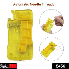 8456 Needle Threader, Stylish Appearance Comfortable Grip Lightweight Portable Automatic Needle Threader for Sewing for Home (1 Pc)