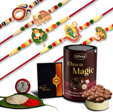 designer rakhi set