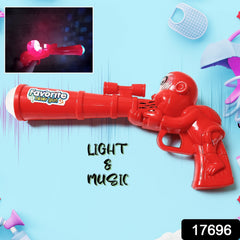 17696 Laser Gun with Musical Sound & Light Toy for Boys & Girls, Birthday Gift for Kids (Pack of 1)