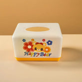 Modern Plastic Tissue Paper Holder & Napkin Dispenser For Office, Living Room, Bedroom, Night Stand & Desk