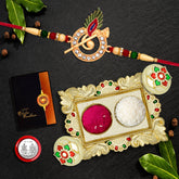 krishna flute rakhi combo