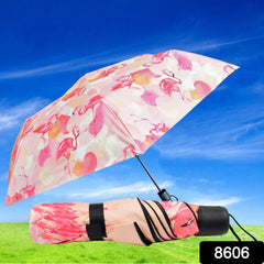 3-Fold Sun & Rain Protective Foldable Umbrella (1 Pc)
