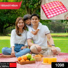 1098 Picnic Blanket Beach Mat Waterproof Blanket Foldable Picnic, Beach, Camping (142cmx95cm)