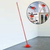 Cobweb Brush With Metal Strong Long Extendable Handle for Dusting, Ceiling Cobweb Cleaning, Brush for Lights, Fans & Webs Cleaning for Home / Kitchen (90 Inch / MOQ :- 6 Pc)