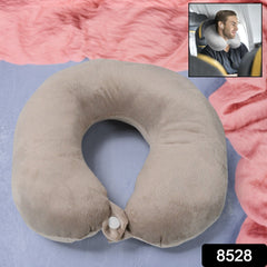 8528 Soft Neck Pillow for Car, Home, Airplane Travel, Travel Neck Pillow for Sleeping & Travel Essentials for Neck Rest Multipurpose Comfortable Head Rest Neck Holder Pillow (1 Pc)
