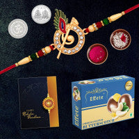 krishna flute rakhi combo