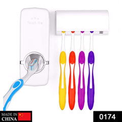 174 Toothpaste Dispenser & Tooth Brush Holder Your Brand WITH BZ LOGO