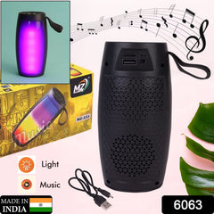 6063 Wireless Bluetooth Speaker Disco light Speaker For Traveling , Party , Home & Office Use Best Speaker DeoDap