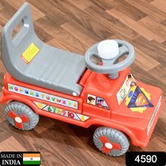 4590 Kids Baby City Ride on Push Car Ride with Backrest Musical Horn For Children Kids Toy Ride-on, Kids Toys Toddler Baby Toy Baby Car Suitable for Kids Boys/Girls DeoDap