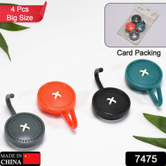 7475 Big Hook Adhesive hooks for wall Heavy Big Hook For Home , Bathroom & All Type Wall Use Hook DeoDap