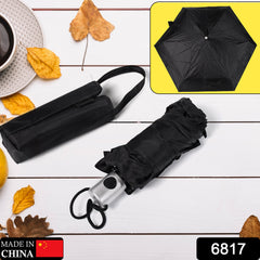 6817 Windproof Travel Umbrella - Compact, Light, Automatic, Strong and Portable - Wind Resistant, Small Folding Backpack Umbrella for Rain DeoDap