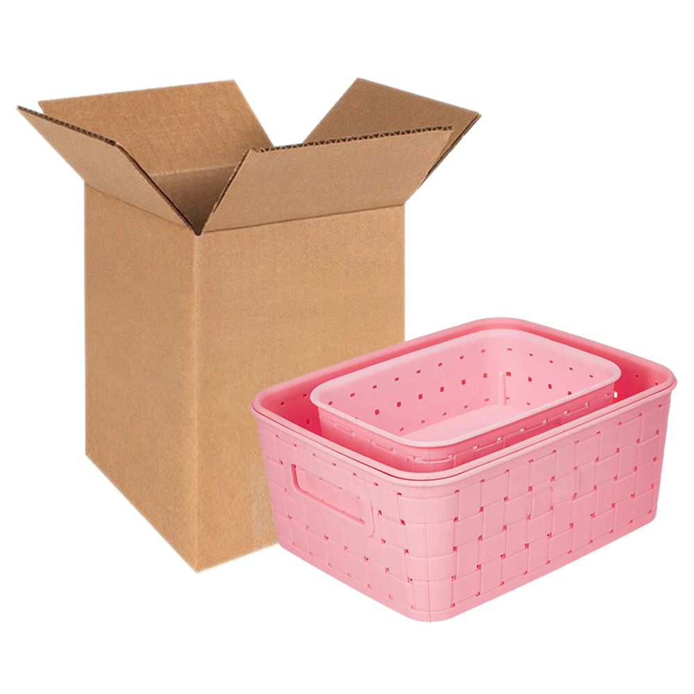2270 Multipurpose Smart Shelf Basket Storage Basket (Set 3 Pc) DeoDap