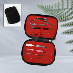 1268 Manicure Pedicure Kit Steel Kit Stainless Steel Manicure Kit Professional Grooming Care Tools For Men & Women Care (10 tool ) DeoDap