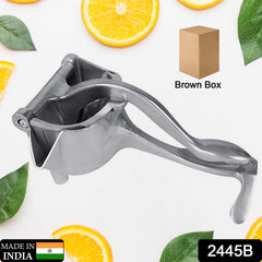 2445B MANUAL ALUMINIUM METAL FRUIT PRESS JUICER ( BROWN BOX ) DeoDap