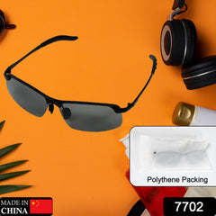 7702 Sports Sunglasses Classic Luxury Lightweight Rimless Sports Sunglasses For Driving , Fishing , Hiking & outdoor Use DeoDap