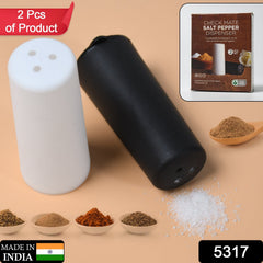 5317 Salt Pepper Dispenser Dining Table Spice Storing Use & New Look Dispenser For Home & Hotel Use DeoDap