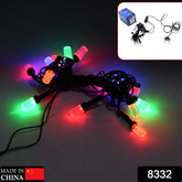 8332 Festive 3 Meter Festival Decoration Led String Light, Diwali Light for Indoor and Outdoor Uses in All Ocassion Birthday Party Multicolor Light (15L 3mtr)