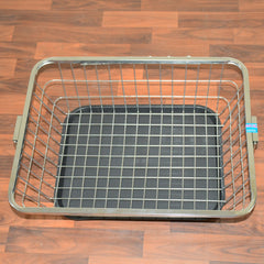 5853 Dish Drainer Rack With Drip Tray Stainless Steel Dish Drainer Rack with Drip Tray, Utensil Drying Stand for Kitchen Plate Rack Bartan Basket for Kitchen Utensils/Dish Drying Rack with Drainer/Bartan Basket/Plate Stand ( 57 x 45 x 19 cm)