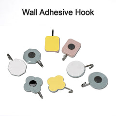 4499 Multi Design Strong Adhesive Hook Wall Hooks High Quality Premium Hook For Home , Office , & Multiuse Hook ( Set of 4 ) DeoDap