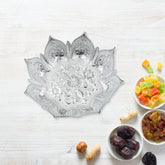 5481 DECORATIVE MUKHWAS SERVING TRAY SERVING MUKHWAS PLATE FANCY CANDY TRAY DRY FRUIT SERVING TRAY (2 Pc Set)
