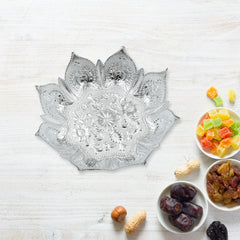 5481 DECORATIVE MUKHWAS SERVING TRAY SERVING MUKHWAS PLATE FANCY CANDY TRAY DRY FRUIT SERVING TRAY (2 Pc Set)