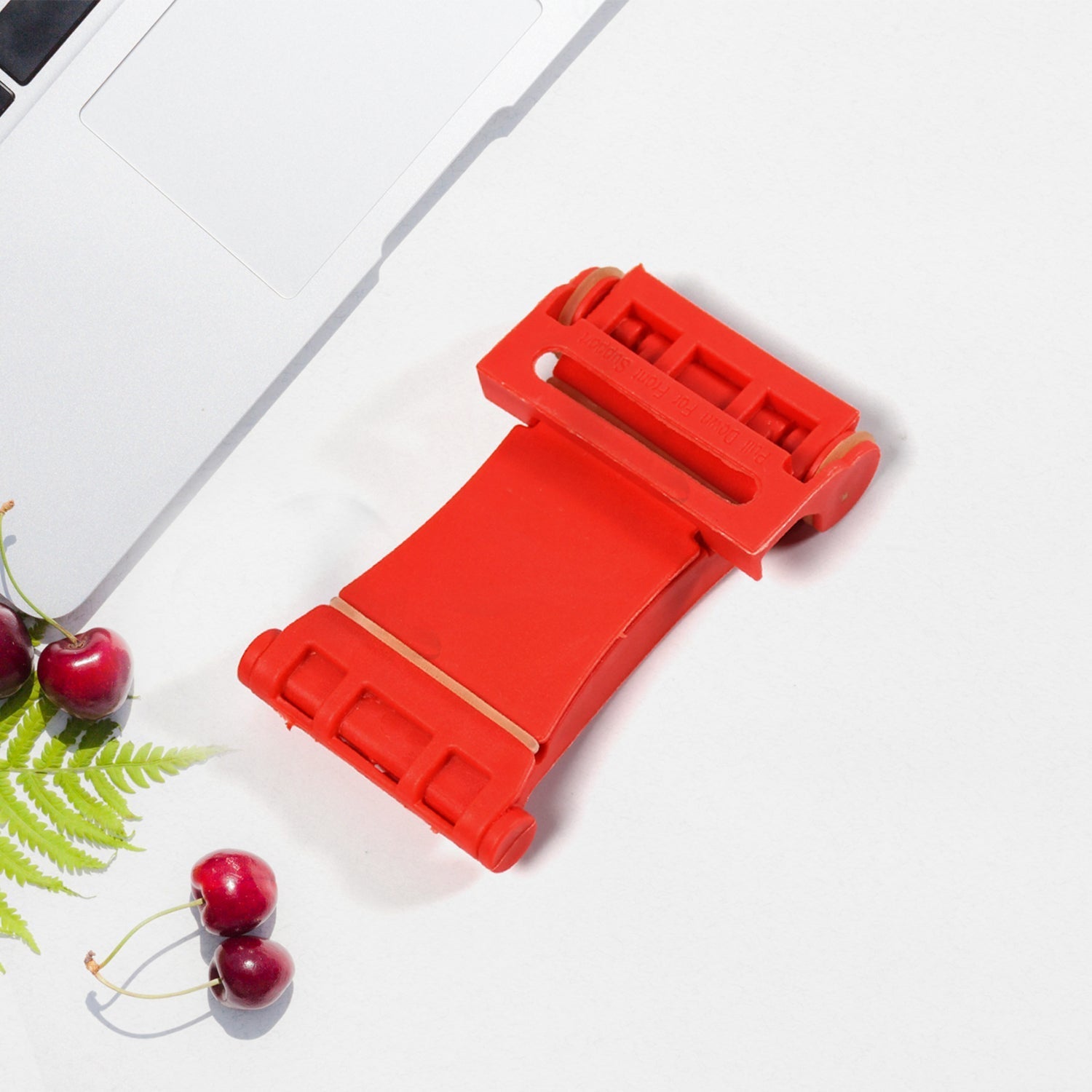 7352 Adjustable Foldable Plastic Square Mobile Stand Premium Mobile Stand Use For Home , Office & Multiuse DeoDap