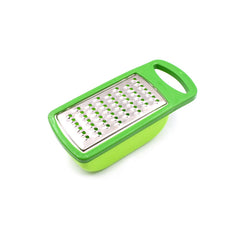 0694 Plastic and Stainless Steel Veg Cheese Mill Grater Standard Collector Box Kitchen Ware with Detachable Storage Container