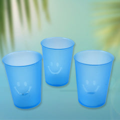 5560 Plastic Tumblers Lightweight Cups / Glass Reusable Drinking Cups Restaurant Cups Dishwasher Safe Beverage Tumblers Glasses for Kitchen Water Transparent Glasses 3 pc Set