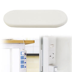 1212 Self Adhesive No Hole Wall Mount, Reusable, Non Residue Plug Organizer For Home Office & Multiuse Device, Wall Socket Holder Power Strip Holder Wall Mount Wall Hanging