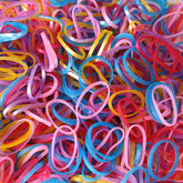 4356 Rubber Band For Office/Home and Kitchen Accessories Item Products, Elastic Rubber Bands, Flexible Reusable Nylon Elastic Unbreakable, For Stationery, School Multicolor (0.75 Inch, 50 GM)