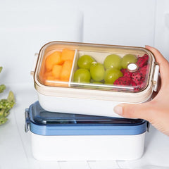 5571 Food Fresh-Keeping Box with Lid for Veggie Fruit Salad Glass Food Storage Containers for Solid Food Soups and Sauces, Leak-Proof Portable Lunch Box, Microwave, Oven, Freezer, Dishwasher
