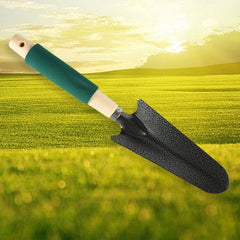 7593 Gardening Tools - Hand Cultivator, Trowel, Heavy Duty with Ergonomic Wooden Handle for Transplanting and Digging (3 Pcs Set)
