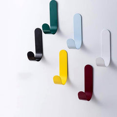 4351 Self Adhesive Wall Hooks Waterproof Adhesive Sticky Round Hooks | Hanging Capacity 1 KG Max | Multipurpose Home Storage (20 Pcs Set)