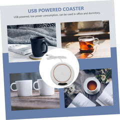 5576 USB Warm Coaster Heated Coffee Mug Portable Office Desk Portable Cup, Heater Coffee Mug Warmer Electric Cup Warmer (1 Pc)