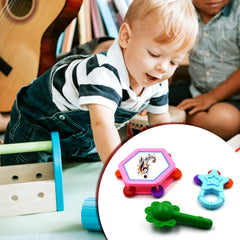 4377 Musical Gallery Khanjari Musical Instrument Toy Baby Play Toy Fun Return Gift for Kids Birthday (3 Pc Set)