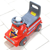 4590 Kids Baby City Ride on Push Car Ride with Backrest Musical Horn For Children Kids Toy Ride-on, Kids Toys Toddler Baby Toy Baby Car Suitable for Kids Boys/Girls DeoDap