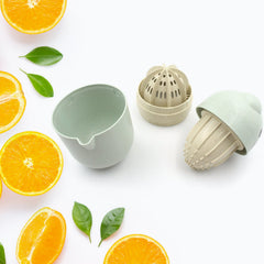 5491 Squeezer Simple Manual Citrus Juicer Small Portable Lime Juicer Cup Food Grade Plastic Juicer High Quality Instant juicer For Home & Travel Use