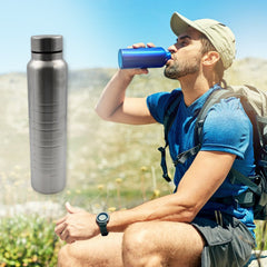 6896 Unbreakable Stainless Steel Leak Proof Fridge Water Bottle, Cold & Hot Thermosteel Bottle| Leak Proof | Office Bottle | Gym | Home | Kitchen | Hiking | Trekking | Travel Bottle (1000 ml)