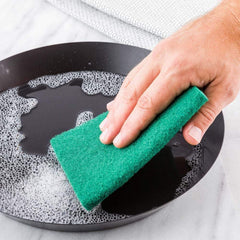 3410 Scrub Sponge Cleaning Pads Aqua Green 10PCS DeoDap